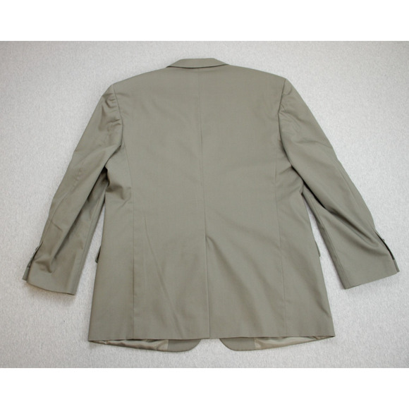 Brooks Brothers 346 Suit Mens 46R Gray Green Cotton Blend Stretch 3 Buttons - Picture 4 of 16